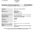 Obr. 3 – Evropské Technické Schválení (ETA)