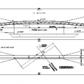 Obr. 1 – Schéma oceľovej konštrukcie premostenia nad tokom Moravy