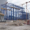 Ocelové konstrukce strojoven nového paroplynového zdroje v Elektrárně Počerady