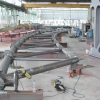 Výroba střešní nosné ocelové konstrukce