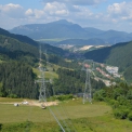 Ukázky vedení v členitém terénu slovenských hor 