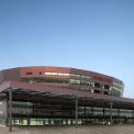 Obr. 5b - Sportovní Malmö Aréna ve Švédsku s ocelovou odvětranou fasádou a konstrukcí z finské oceli Ruukki. 