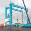 Výroba nosné ocelové konstrukce přístavního kontejnerového jeřábu