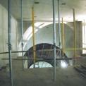 Napojení eskalátorového tunelu na vestibul metra