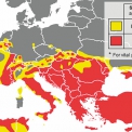 Obr. 2 – Znázornění požadované kategorie seismické odolnosti v Evropě (EOTA TR045)