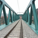 Obr. 12 – Pohled na železniční svršek nového mostu