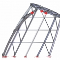 Obr. 4 – Dílčí konstrukce (3D model v SolidWorksu – modeloval SIPRAL)