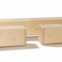 Klínovitě čepované konstrukční masivní dřevo podle EN 15497:2014