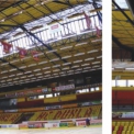 Obr. 7 – Zimní stadion v Jihlavě: prutový systém střešní konstrukce