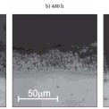 Obr. 5 – Struktura Zn-5Al povlaků během zkoušek v neutrální solné mlze