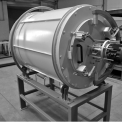 Laboratorní zařízení pro testování technologie termodifúzního galvanického pokovování s recirkulací reaktivní atmosféry