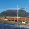 Nasazení jeřábů Liebherr na stavbě dálnice D1 na Slovensku úsek Ivachnová – Hubová
