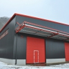 Nová přístavba skladové haly v Povážském Podhradí na Slovensku