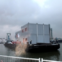 3. Převoz do přístavu v belgických Antverpách na lodi do doků Marshalldok