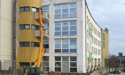 Definitivní řešení statických poruch budovy Fakulty chemické VUT v Brně
