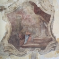 Pohled na odkrytou fresku