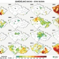 Obr. 2 – Přehled výskytu zemědělského sucha mezi léty 2000 – 2015. Ve spolupráci s SPÚ a PGRLF připravil Ústav výzkumu globální změny AV ČR v.v.i.