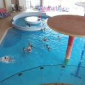 Interiér hlavní bazénové haly