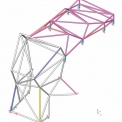 Výpočetní model OK konstrukce „Krystalu“