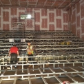 Obr. 9 – Blok C - konstrukce schodů sálu