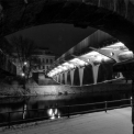 Obr. 12 – Komenského most v Jaroměři noční pohled z pravého břehu