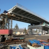 Ocelová konstrukce silničního mostu v Lysé nad Labem
