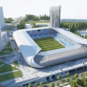 Vizualizácia – Národný futbalový štadión a komplex komerčných budov (autor: Ing. arch. Karol Kállay)