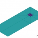 Obr. 3 – Model s náhledem umístění posuzovaného objektu