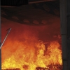 Odolnost ocelobetonového stropu při požárním experimentu v Mokrsku