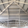 Konstrukce střechy ve tvaru jehlanu