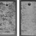 Obrázek 8 – Závislost jednotkových změn hmotnosti vzorků na době trvání testu v neutrální solné mlze (a) a vzhled vzorků po skončení korozního testu (b) - foto: Henryk Kania