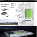 Fotbalový stadion Cracovia, Krakow, Polsko