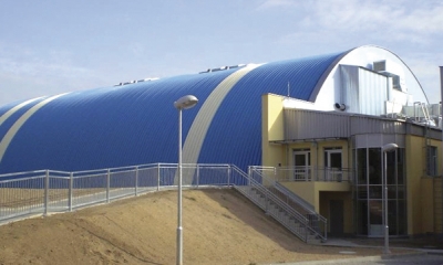 Víceúčelová sportovní hala v Plzni – unikátní technologie obloukových konstrukcí