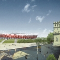 Vizualizace – Stadion Narodowy Warszawa (zdroj: Narodowe Centrum Sportu Sp. z o. o.)
