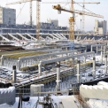 Výstavba Stadionu Narodowego únor 2010 (zdroj: Narodowe Centrum Sportu Sp. z o. o.)