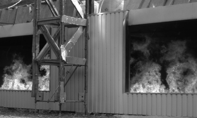 Požárně bezpečnostní řešení nechráněných stavebních ocelových konstrukcí