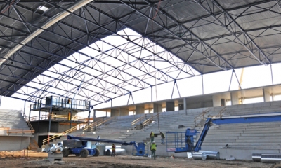 Kompletní lehké střechy DART pro Zimní stadion v Chomutově