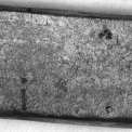 Obr. 4a – Místa zhotovení výbrusů – horní části trubky 1 se zbytkovým zinkovým povlakem (řez vzorku pro metalografický výbrus)