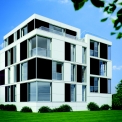 Novostavba bytového domu v německém Schleswigu – vizualizace