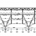 Obr. 4 – Schéma konštrukcie vstupnej časti v osi 2-2