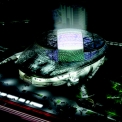 Pohled na vizualizaci nového stadionu Dynamo Moskva z výšky (Foto: Erick van Egeraat; www.erickvanegeraat.com)
