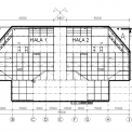 Obr. 2 – Půdorys hangáru v projektové dokumentaci