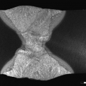 Obr. 2 – Makrosnímek tupého svaru MAG; 20 mm, NV ocel S355J2W