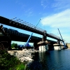 Výroba a montáž dálničního mostu přes řeku Ybbs na dálnici A1 v Rakousku