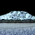 Obr. 30 – Krystalky tvrdého zinku zalité v povlaku